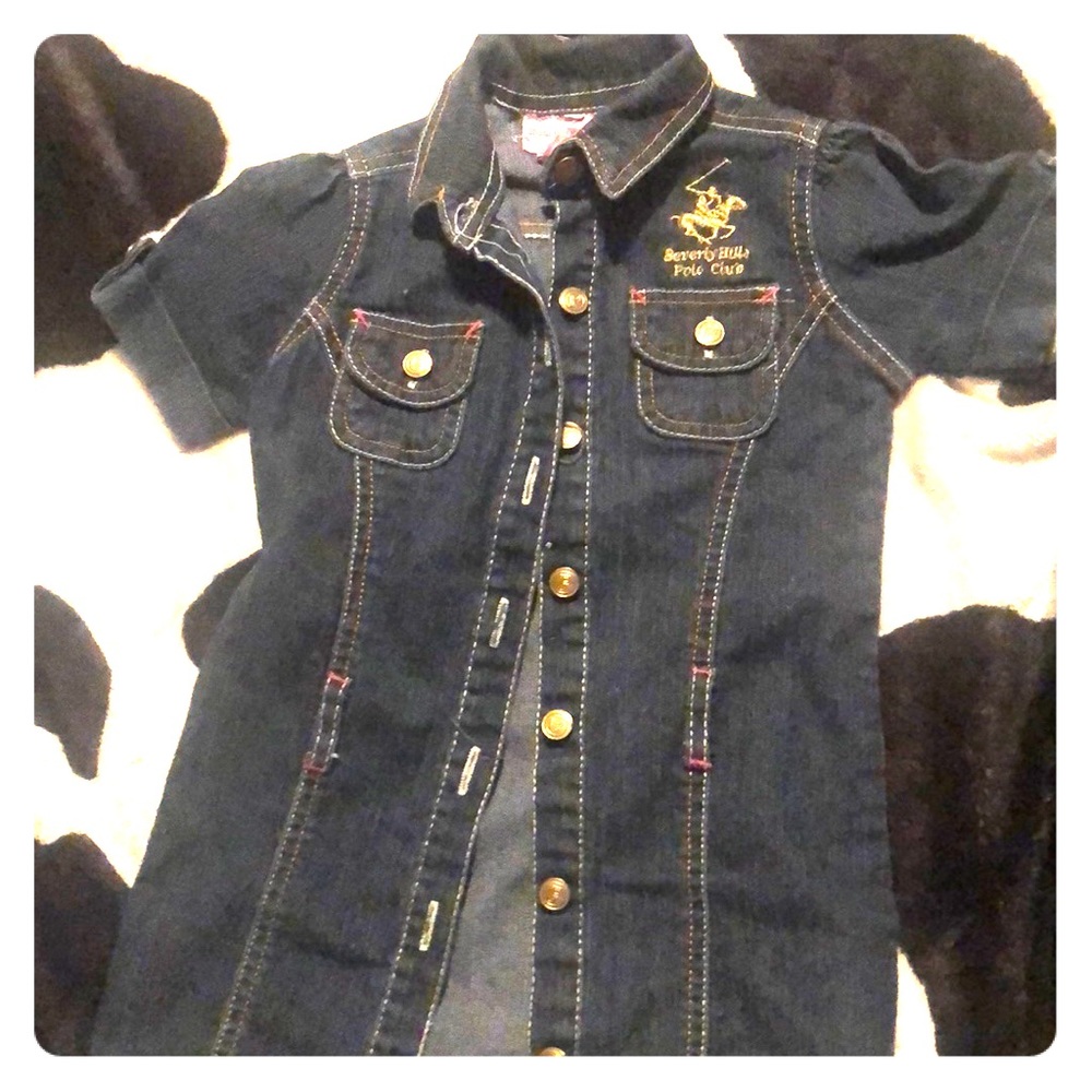 Girls jean dress